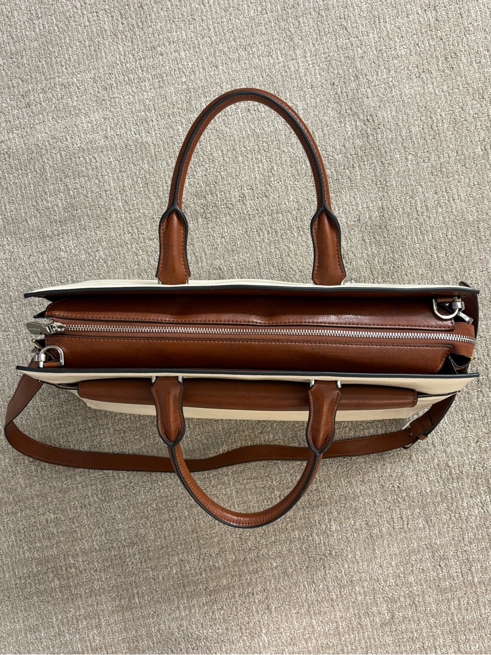 BOSTANTEN Genuine Leather Large Capacity Work Briefcase NWOT - Picture 12 of 15